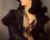 汉斯马卡特 - portrait of a lady